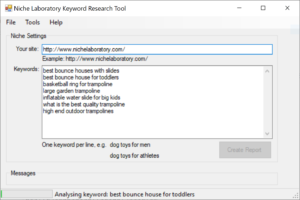 Keyword Research Tool – find which keywords you could easily rank for, and which ones you should avoid…